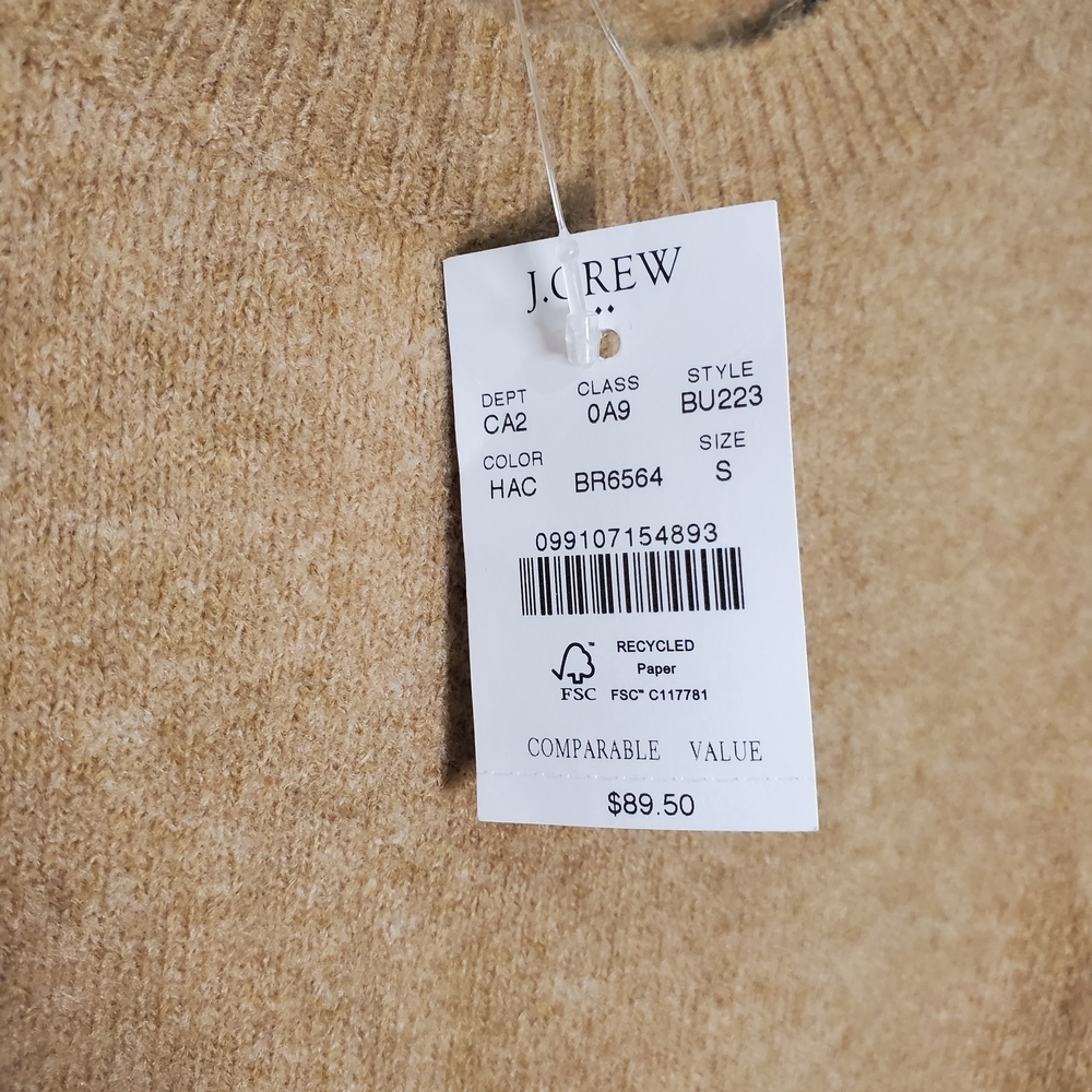 J. Crew Women's Crew Neck Long Sleeve Sweater - Picture 2 of 7